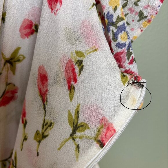 Reformation Womens Floral Dress Size 6 Mini Fairy Feminine Flowy Spring Party - Picture 9 of 14